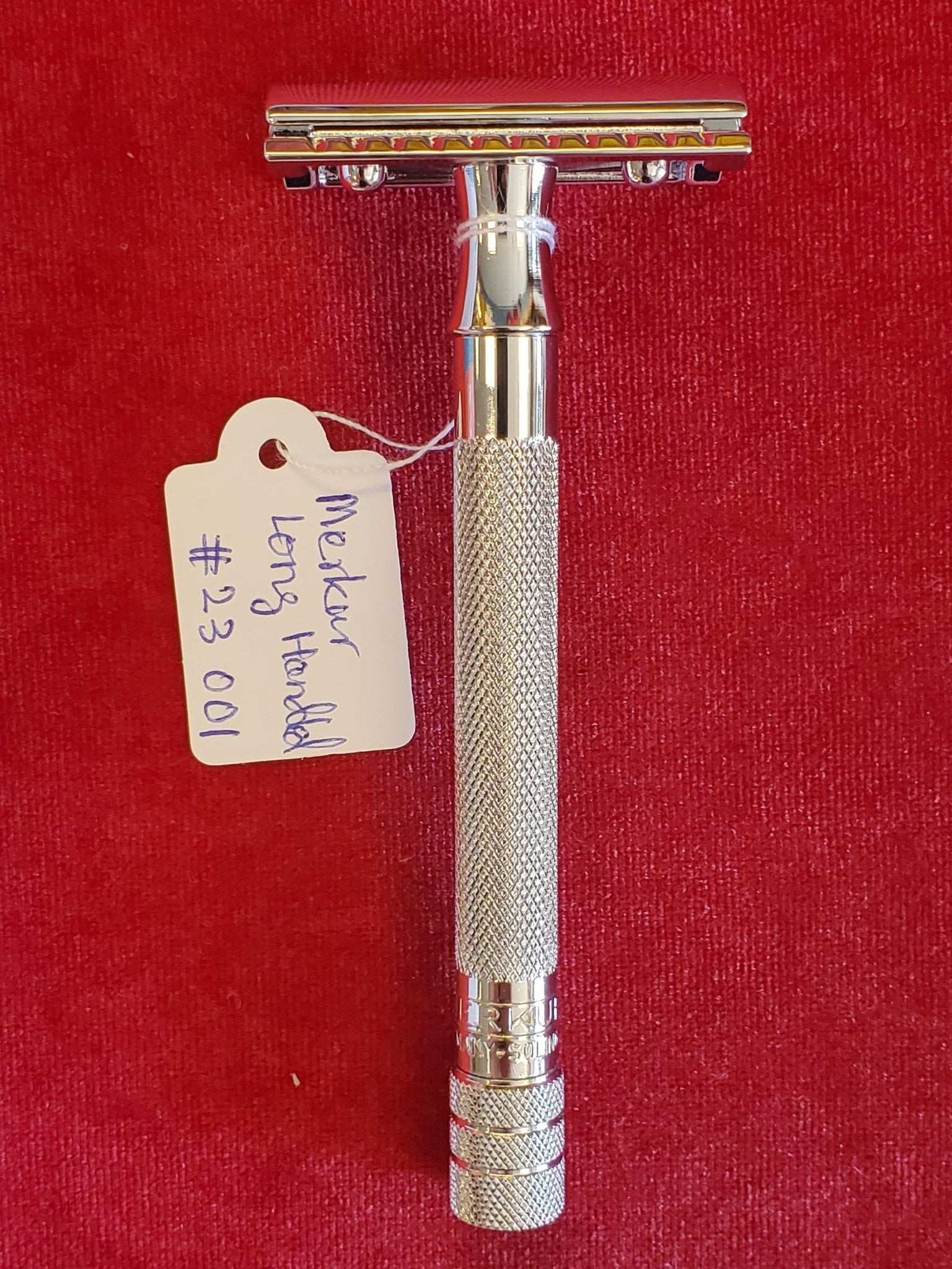 Merkur Solingen Double Edge Razor Long Handle Chrome – Larry's