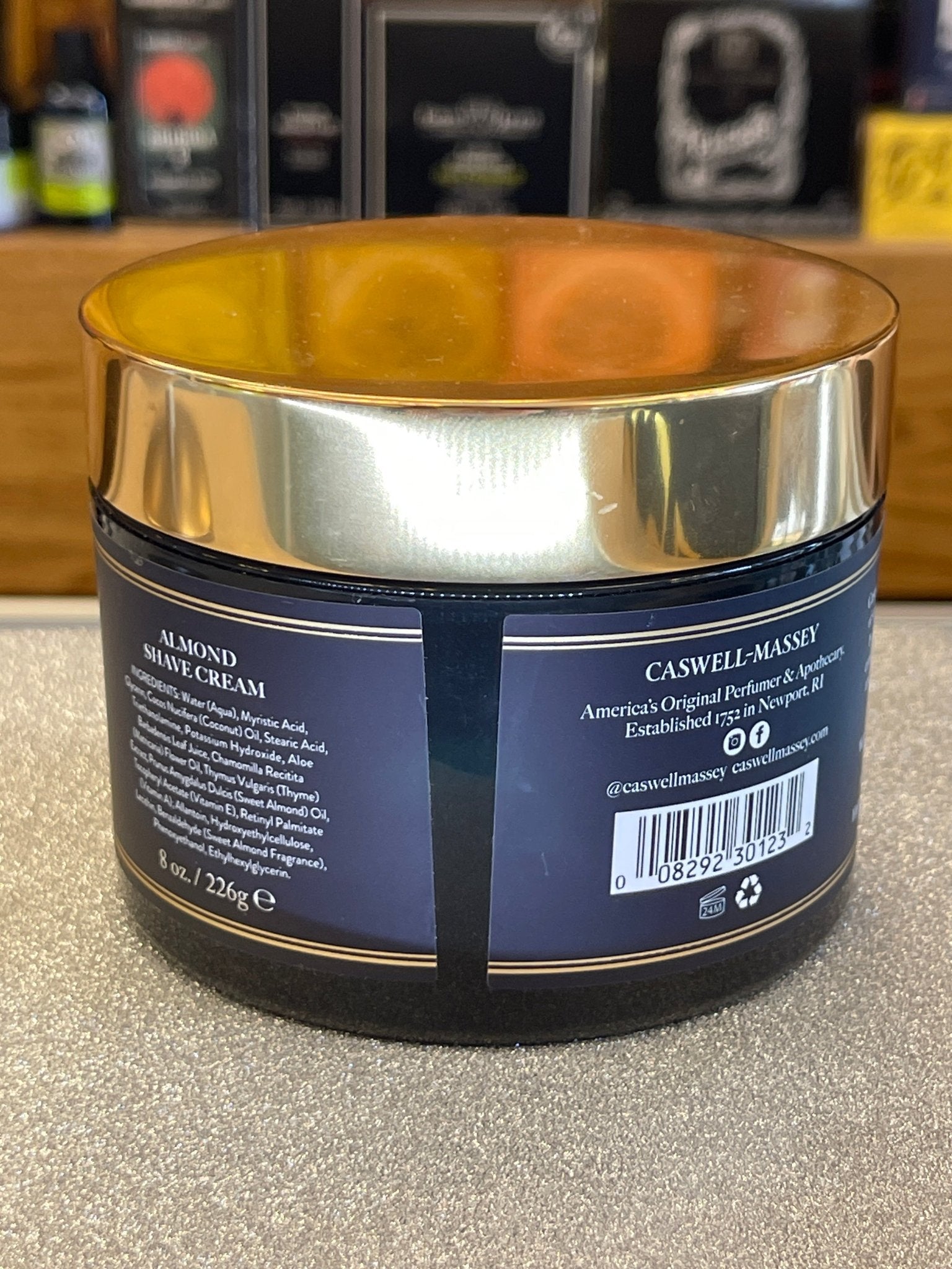Caswell - Massey Almond Shave Cream - Larry's Shaver Shoppe