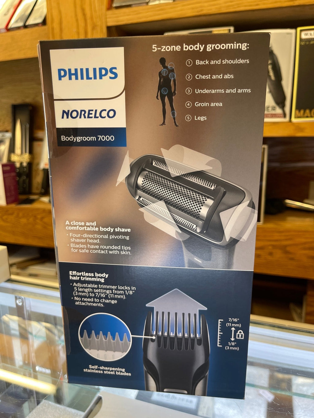 Philips Norelco Bodygroom 7000 Body Shave & Trim - Larry's Shaver Shoppe