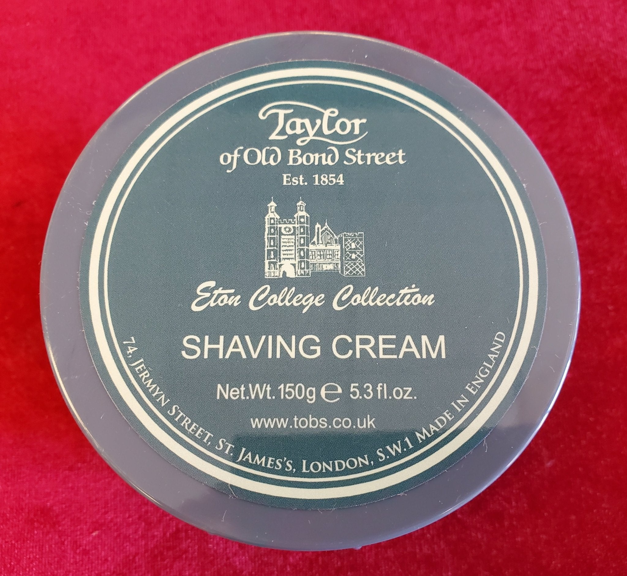 Taylor Eton College Collection Shaving Cream - Larry's Shaver Shoppe