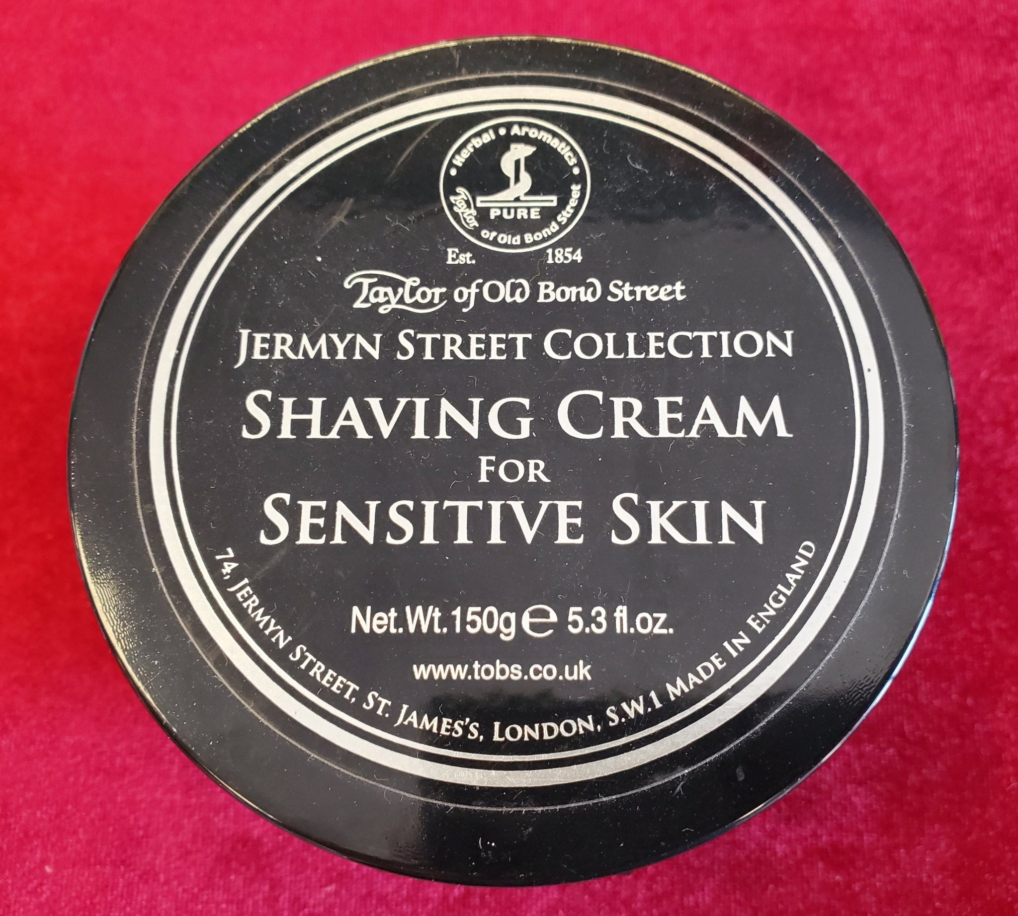 Taylor Jermyn Street Collection Shaving Cream for Sensitive Skin - Larry's Shaver Shoppe