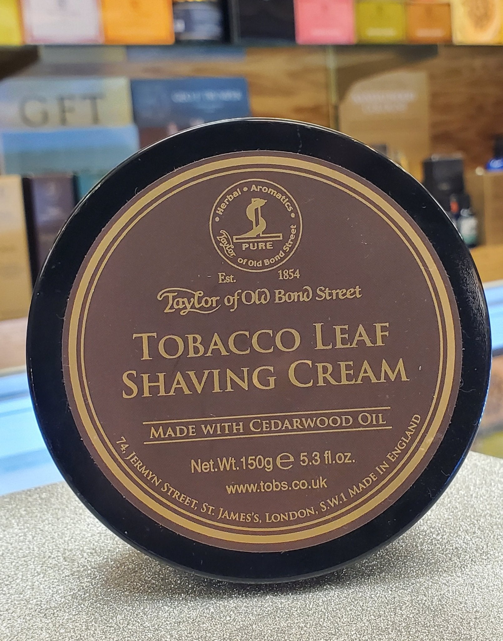 Taylor of Old Bond Street - Tobacco Leaf Shaving Cream - Larry's Shaver Shoppe