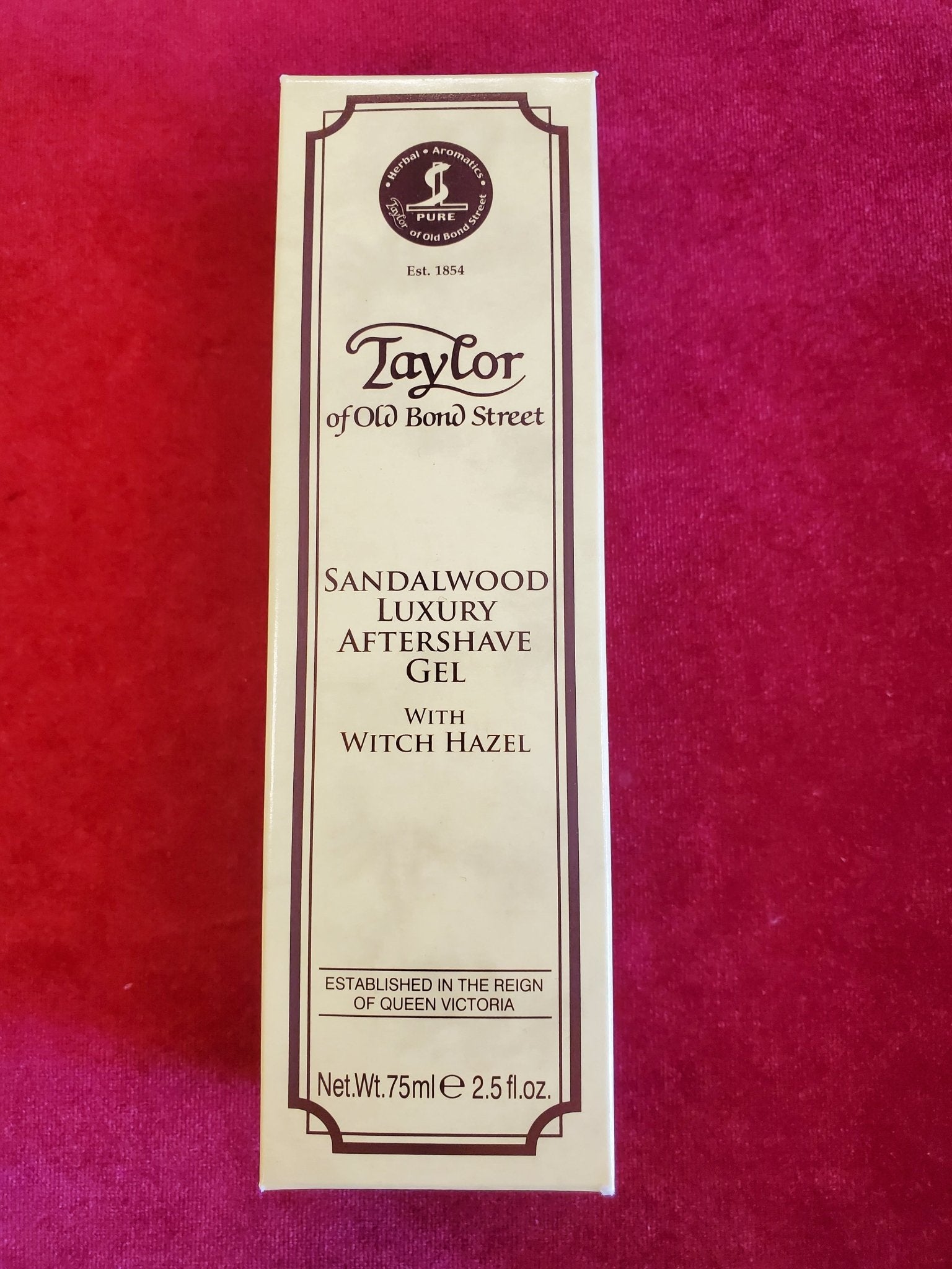Taylor Sandalwood Luxury Aftershave Gel with Witch Hazel - Larry's Shaver Shoppe