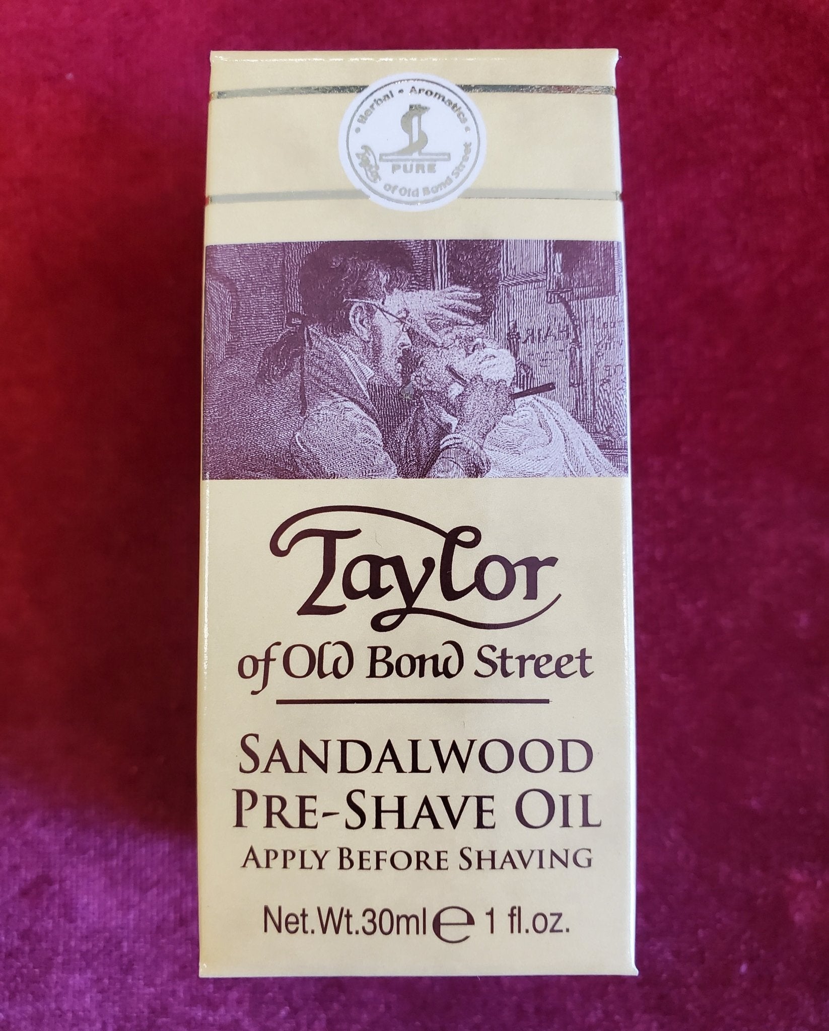 Taylor Sandalwood Pre - Shave Oil - Larry's Shaver Shoppe