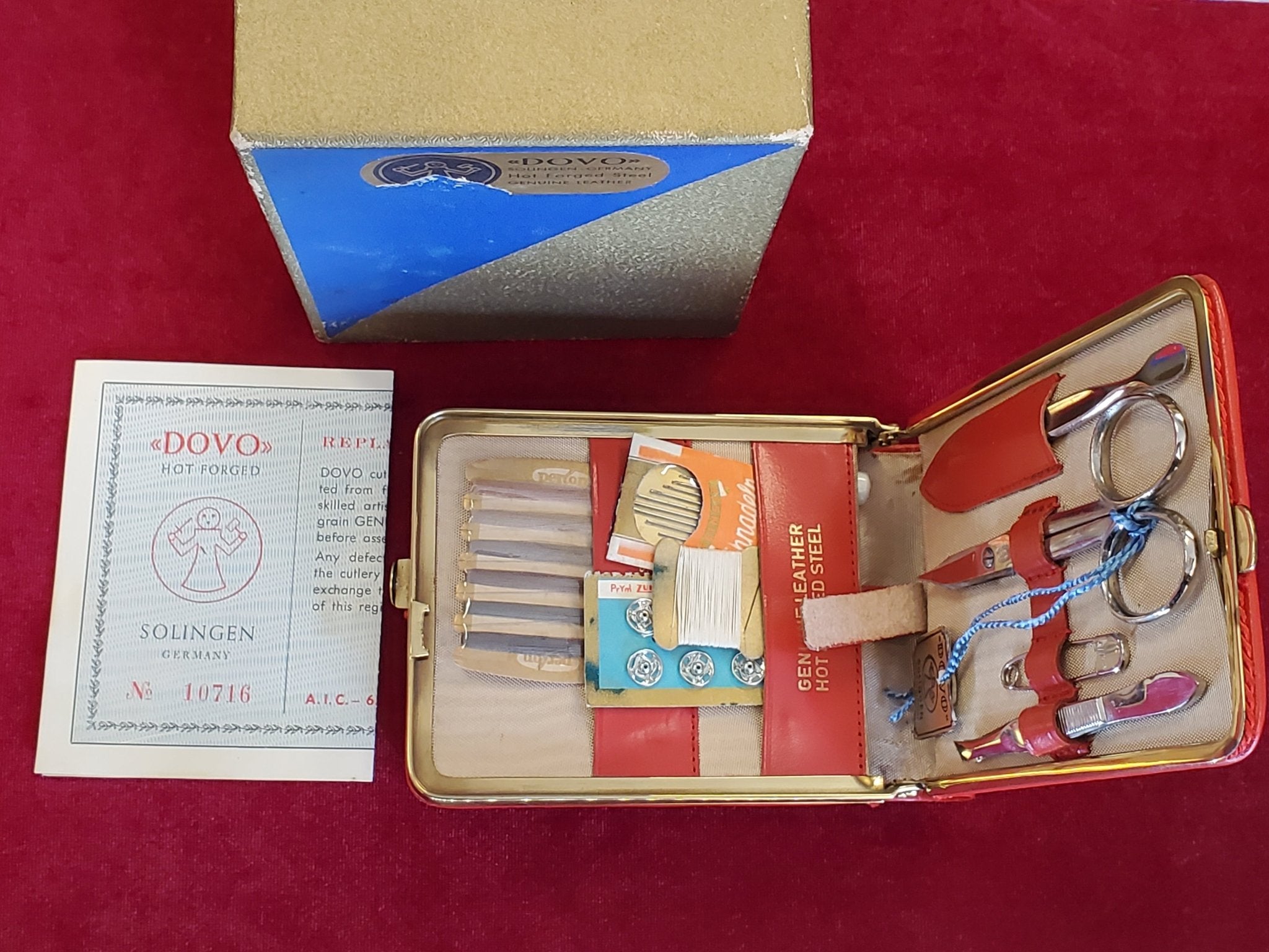 Vintage Dovo Solingen Travel Set - Larry's Shaver Shoppe