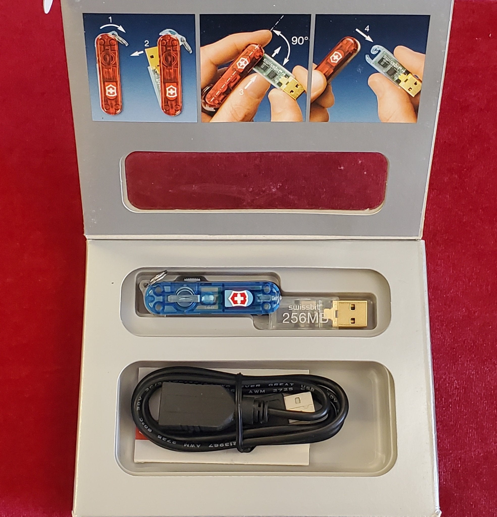 Vintage SwissMemory Victorinox x Swissbit pocket USB - Larry's Shaver Shoppe